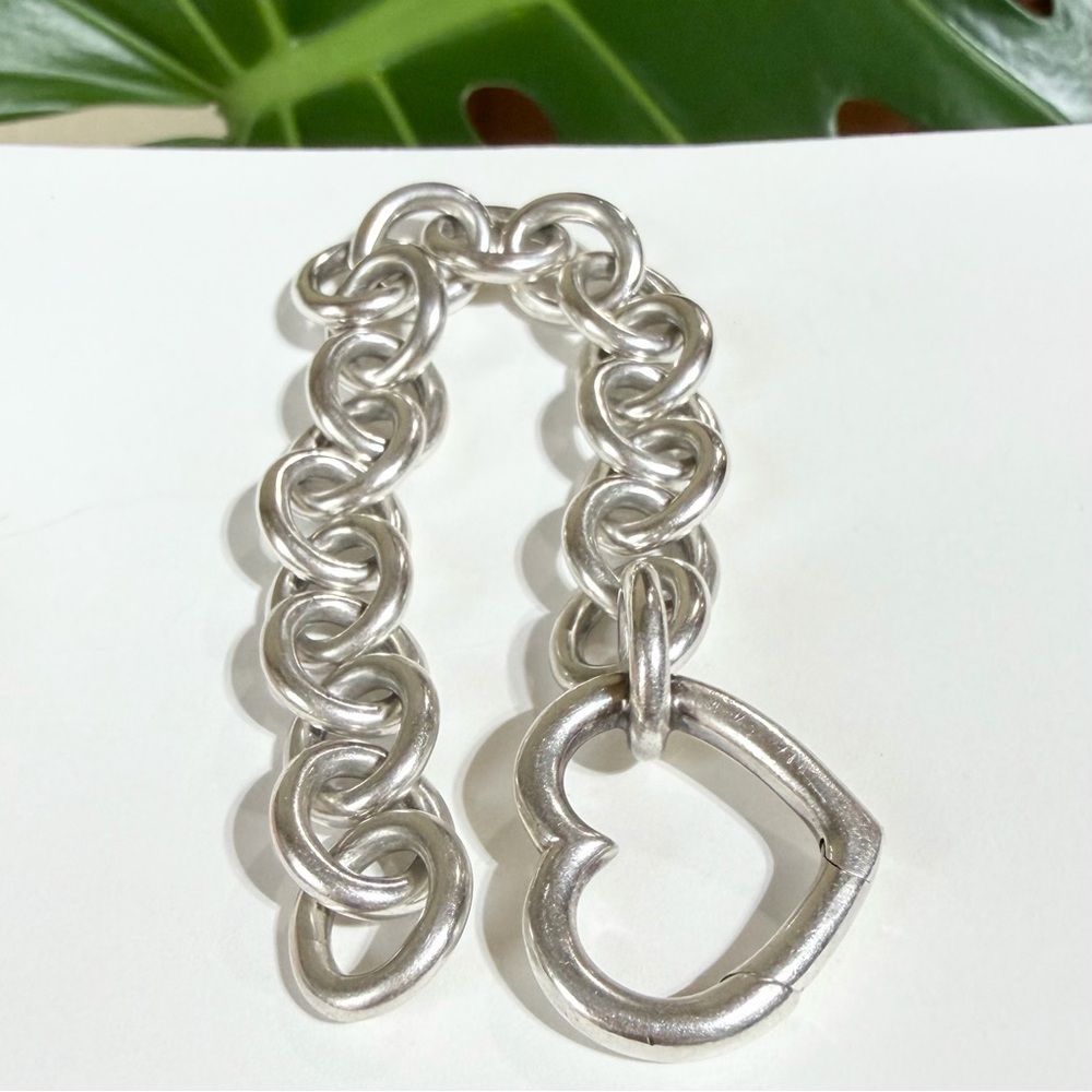 ❤️ Tiffany & Co. Heart Clasp Link Bracelet